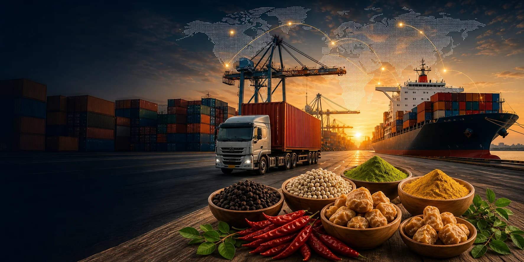 Premium agricultural commodities export