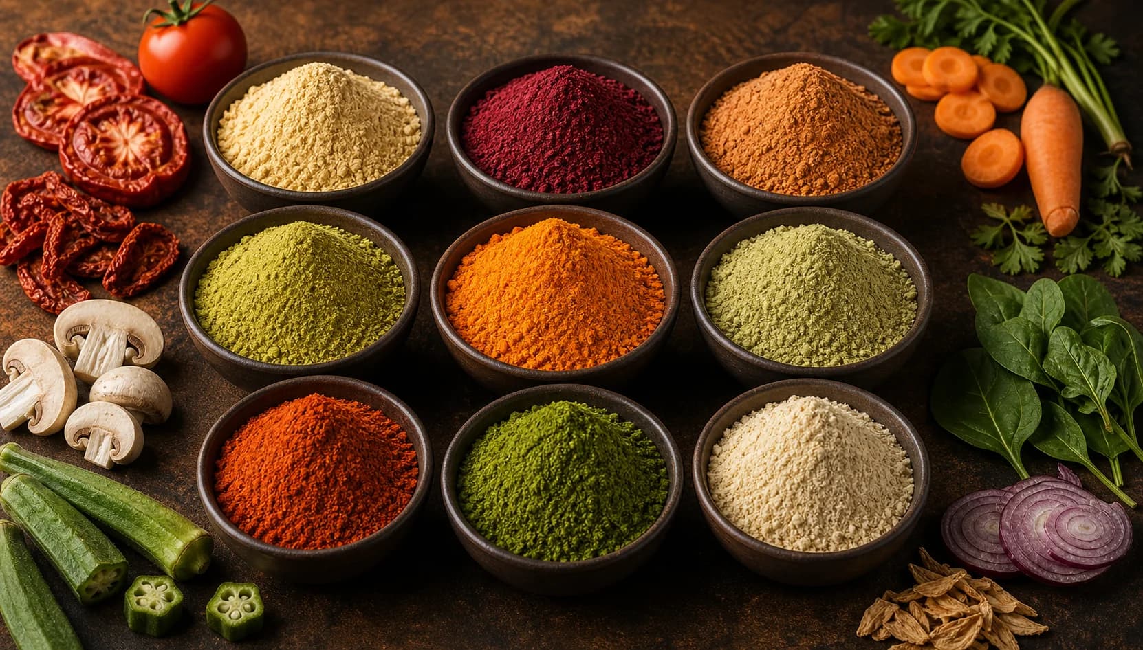 Dehydrated Vegetable Powders